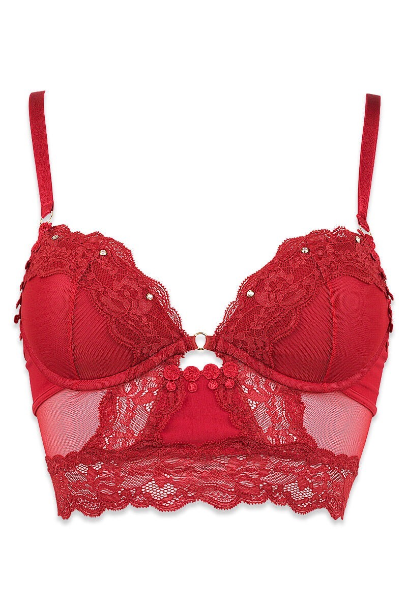 Bustier sexy plongeant Képi