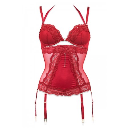 Guêpière bonnets pleins KÉPI LUXXA LINGERIE