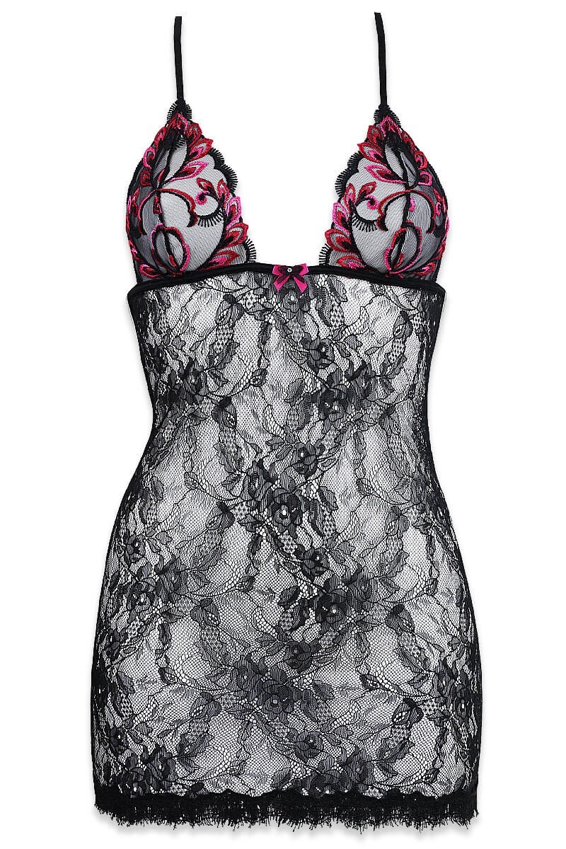 Nuisette Cabaret par Luxxa Lingerie - Nuisette courte très sexy pour un look irrésistible