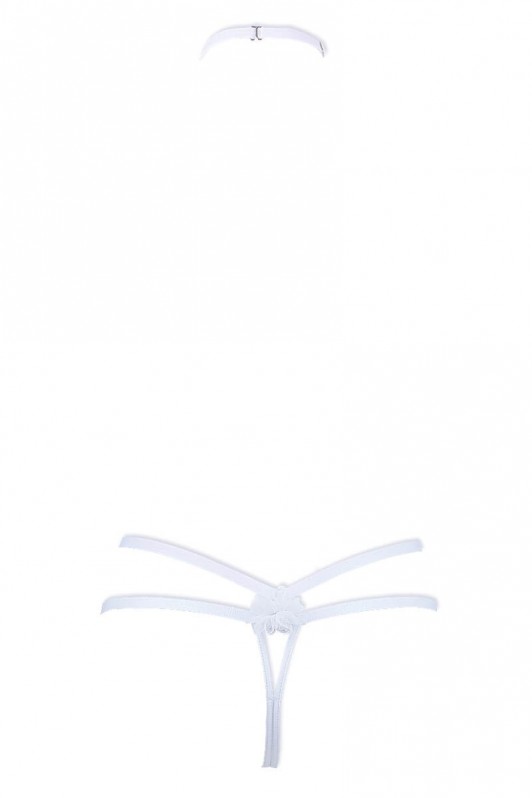 Body string ouvert sur l’intimité - Irisée par Luxxa Lingerie