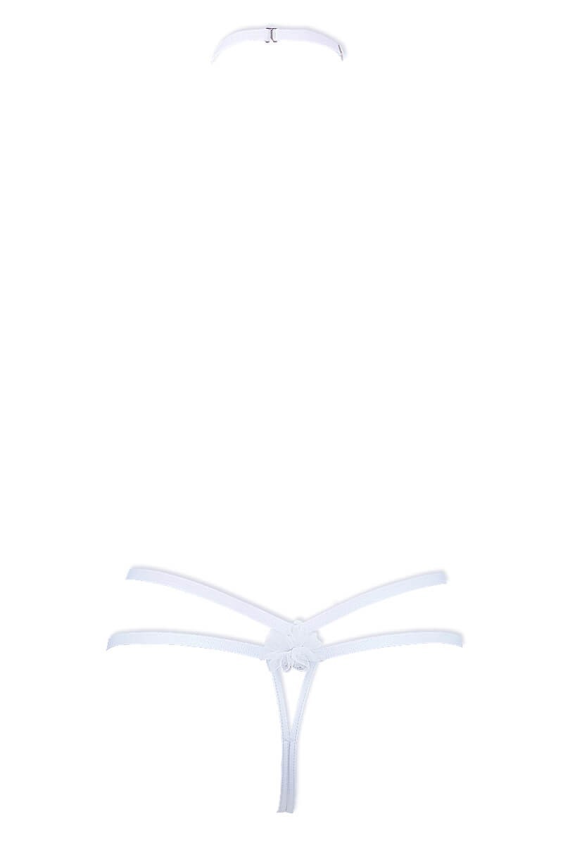 Body string ouvert sur l’intimité - Irisée par Luxxa Lingerie