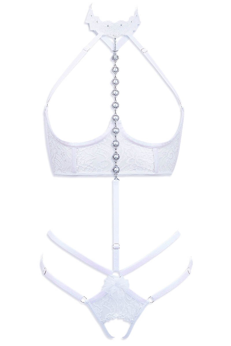 Bustier topless sexy harness - Irisée by Luxxa Lingerie