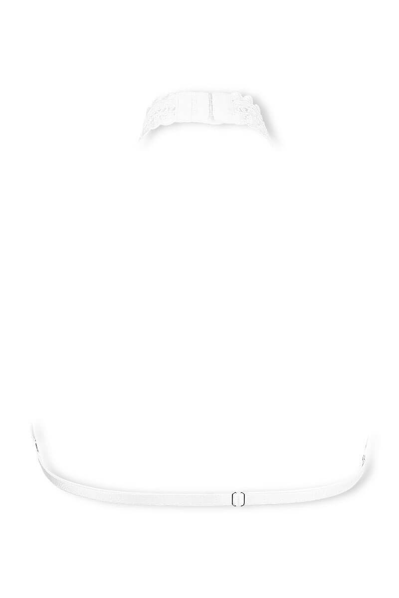 Cachou white skin jewel bra by Luxxa Lingerie