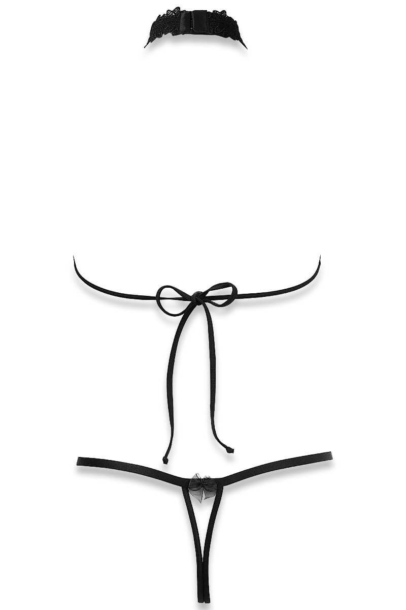 Body accessoire sexy Cachou noir par Luxxa Lingerie