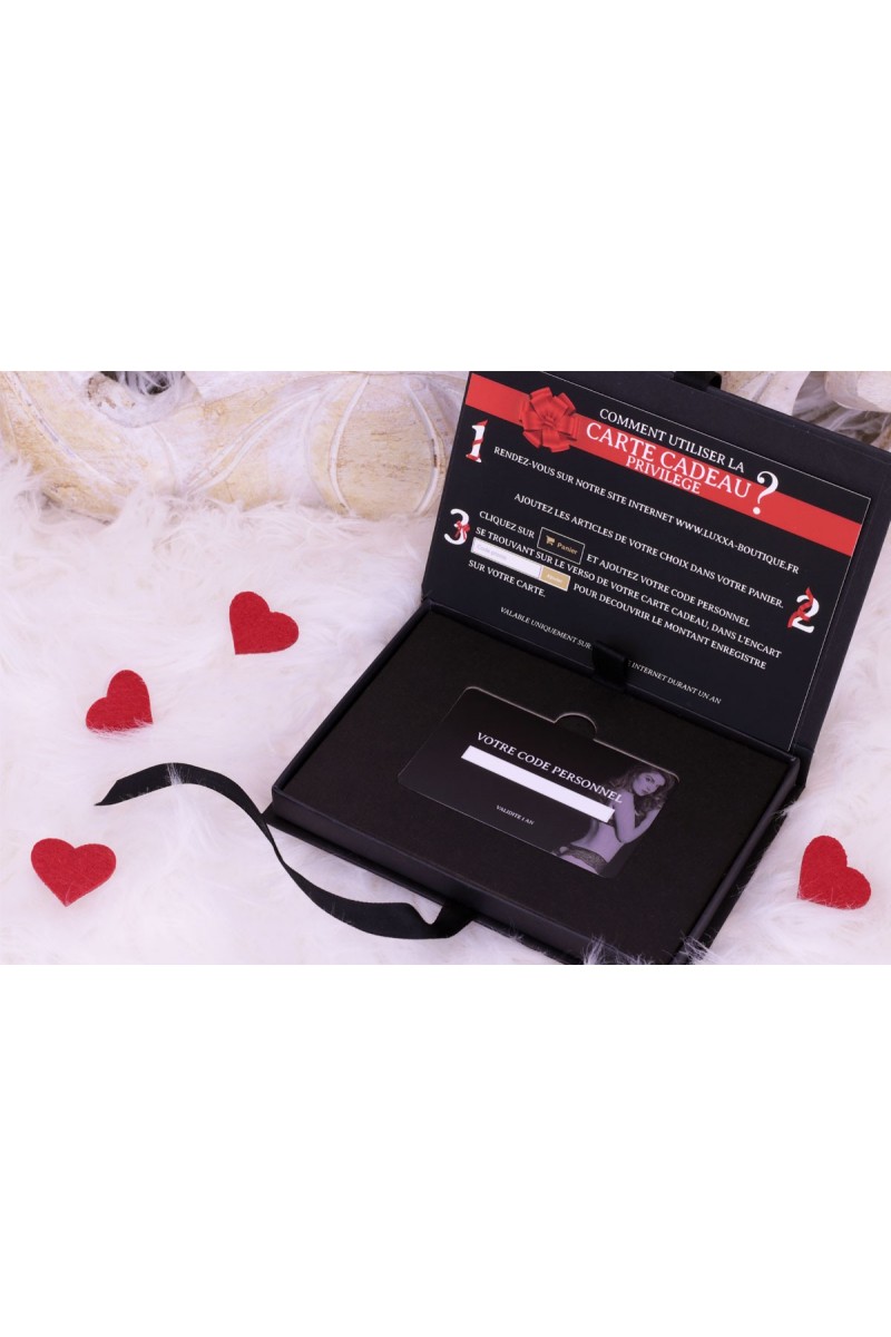 Top of the range gift card by Luxxa Lingerie