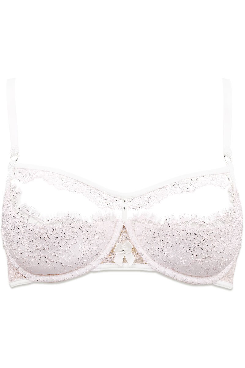 Soutien-gorge demi seins dentelle raffinée haut de gamme