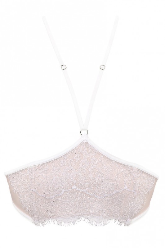 Bustier lingerie modulable dentelle et tulle invisible