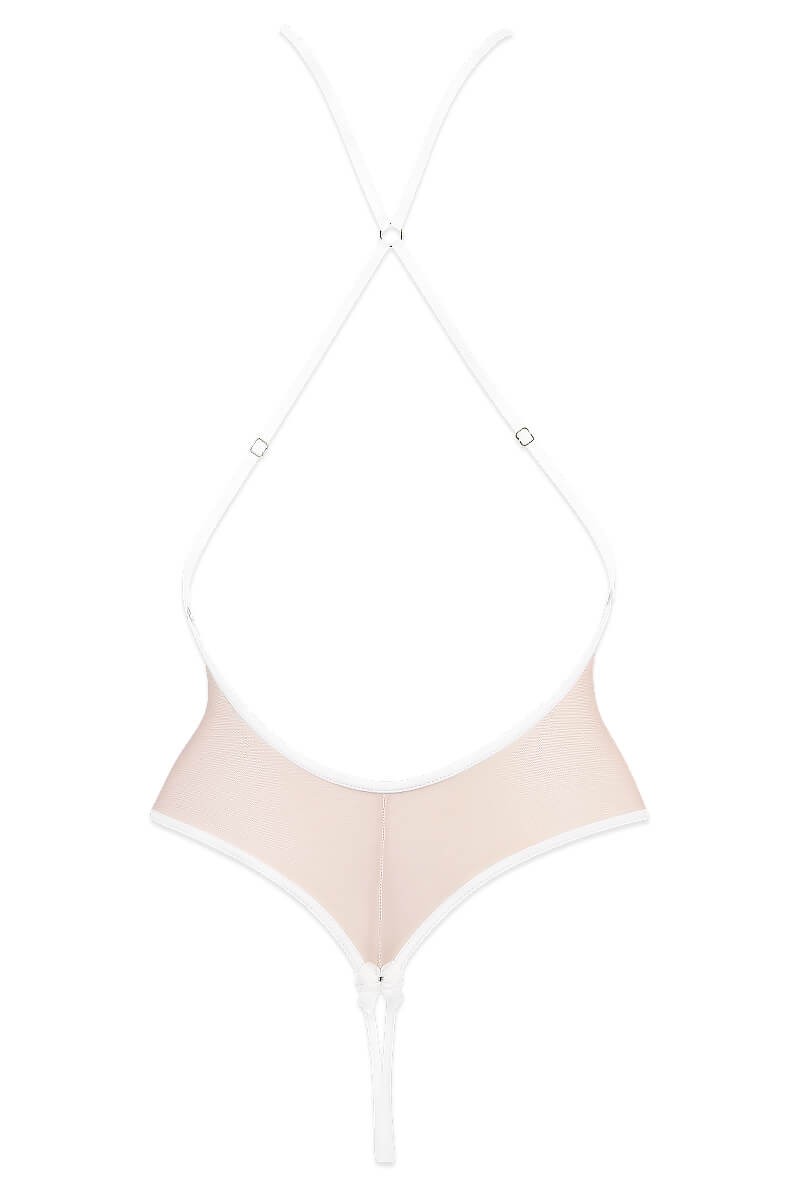 Lingerie française haut de gamme body transparent