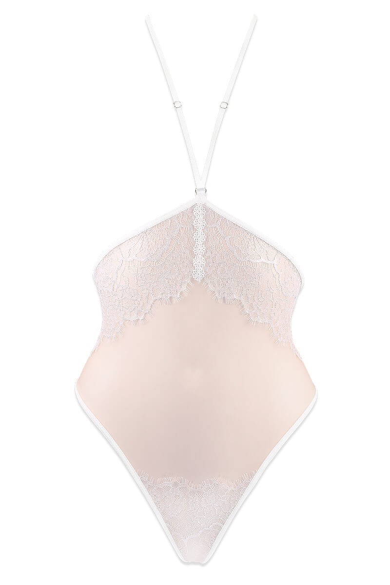 Body lingerie tulle invisible et dentelle raffinée