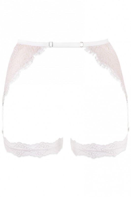 Porte-jarretières lingerie dentelle et tulle invisible