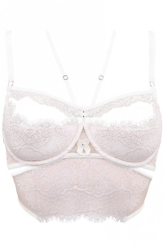 Ensemble lingerie RÊVE bustier et soutien-gorge demi-seins
