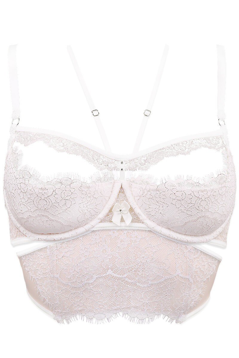 Ensemble lingerie RÊVE bustier et soutien-gorge demi-seins
