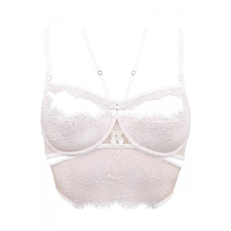 Ensemble lingerie RÊVE bustier et soutien-gorge demi-seins