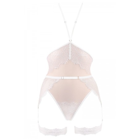 Ensemble lingerie RÊVE body nu et porte-jarretières