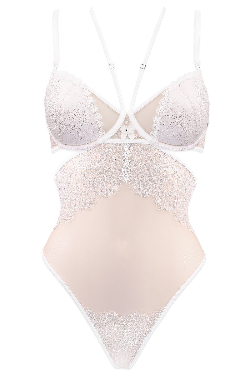 Ensemble lingerie RÊVE Luxxa body nu et soutien-gorge bonnets pleins