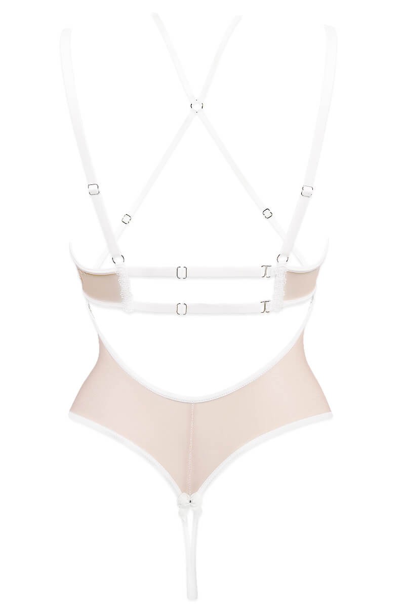 Ensemble lingerie RÊVE body et demi-seins portés ensemble
