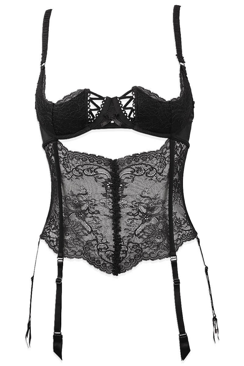 Guêpière érotique Capeline par Luxxa Lingerie