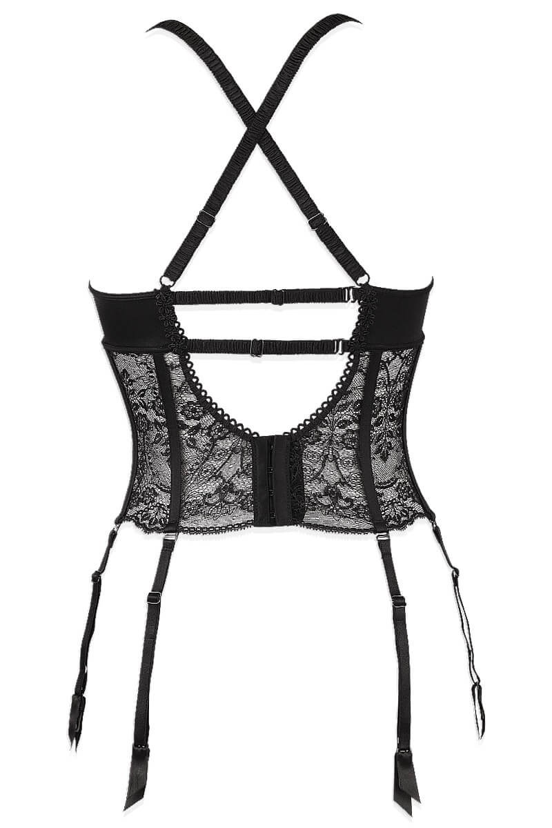 Guêpière porte-jarretelles sexy Capeline par Luxxa Lingerie