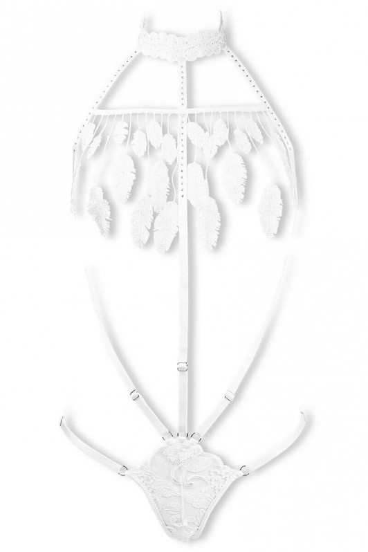 Cachou white nude body by Luxxa Lingerie