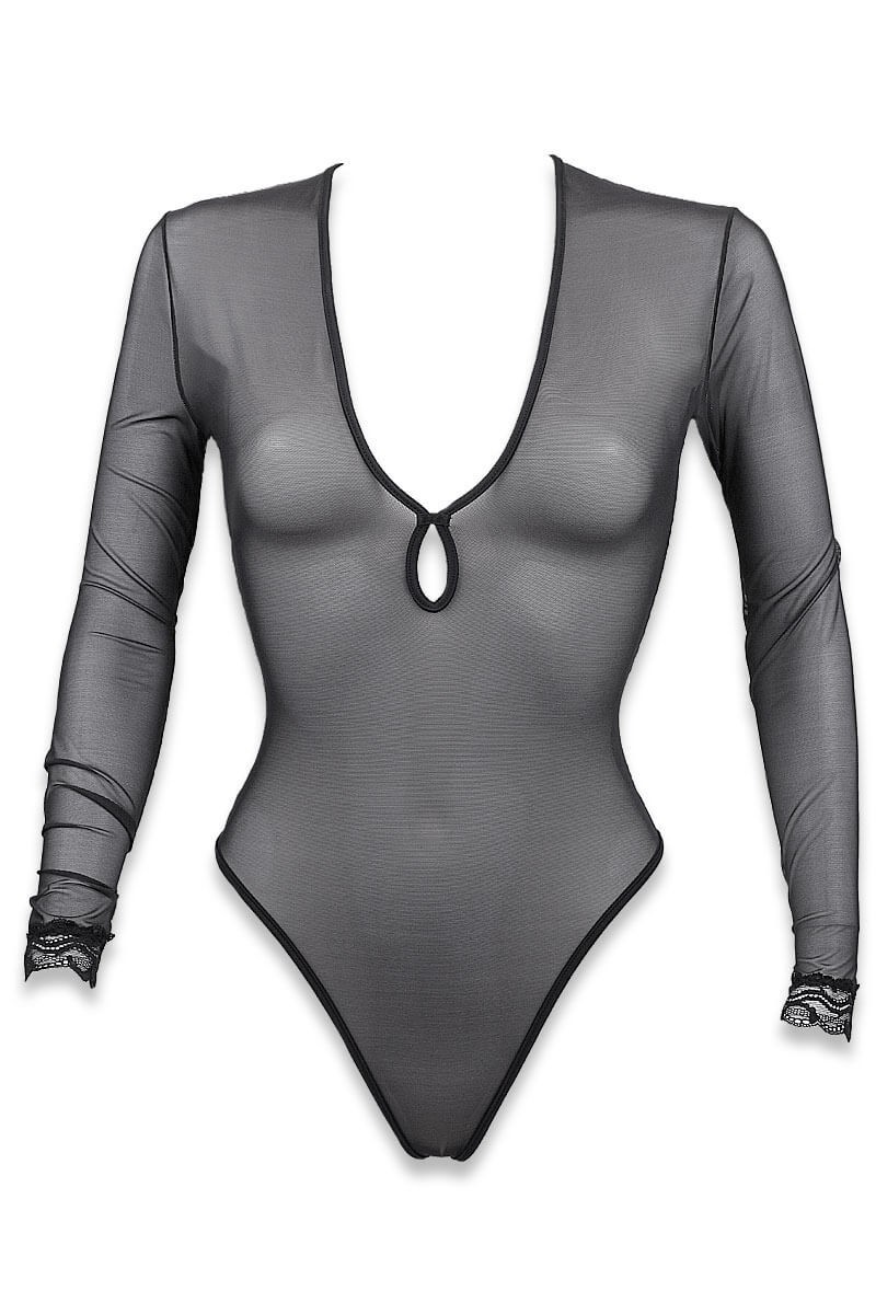 Jeux Interdits black transparent body by Luxxa Lingerie