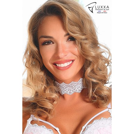 Girly guipure choker necklace by Luxxa Lingerie