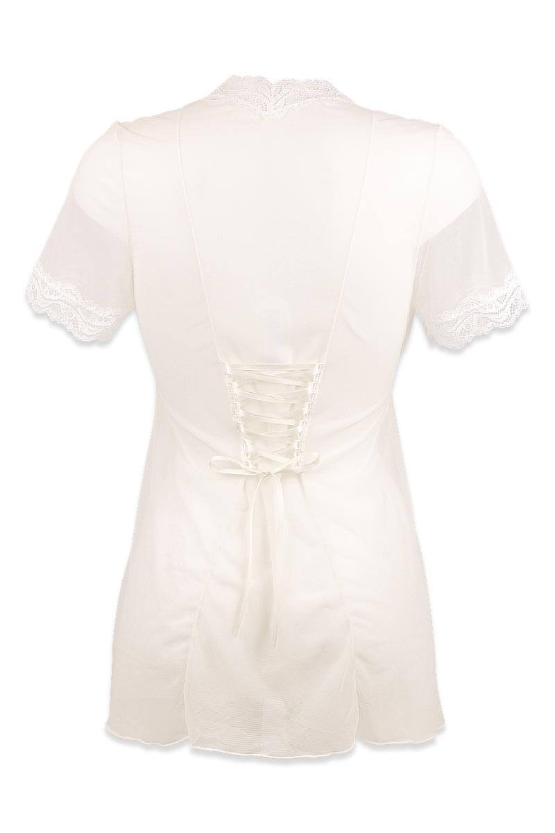 Wedding negligee Nougat